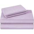 thumbnail image 3 of 700 Thread Count 100% Egyptian Cotton 4-Piece Bed Sheet Set (1 Flat, 1 Fitted Sheet, 2 Pillow Covers) 15 Inches Deep Pocket Size Solid Pattern, 3 of 5