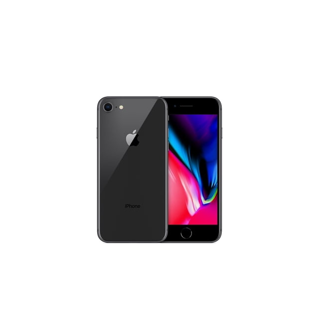 Remis à Neuf Apple iPhone 8 64 Go Gris Cosmique LTE Cellulaire MQ6G2VC/A. Comprend un Écran Retina HD de 4,7 Pouces avec Ton Vrai, un Appareil Photo 12MP avec Processeur Avancé de signal d'Image, et une Puce A11 Bionic pour Prise en Charge de la Réalité Augmentée. Conçu avec un Verre durable et un Aluminium de Qualité Aérospatiale, Il Est Résistant à l'Eau et à la Poussière. Présenté avec une Finition Gris Cosmique Élégante, des Vues avant et Arrière Mettant en Valeur l'Écran et la Caméra