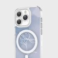 thumbnail image 3 of Caseco iPhone 15 Pro Max Case With Mag-Safe - Blue Flower, 3 of 5