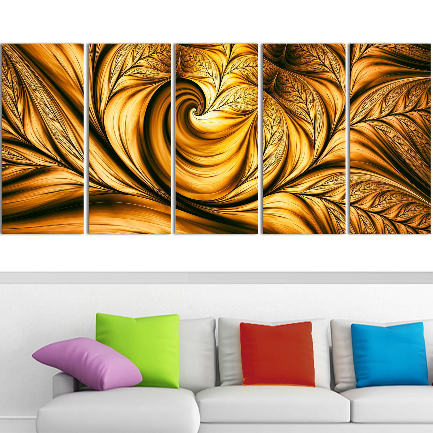 Décoration murale sur toile Design Art Reve d'or