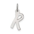 thumbnail image 1 of Pendentif Breloque Collier Monogramme Initiale Lettre R Délicat en Argent Sterling 925, 1 of 8