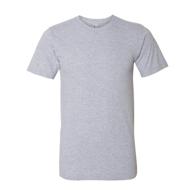 American Apparel T-Shirt en Jersey Fin, S, Gris Chiné