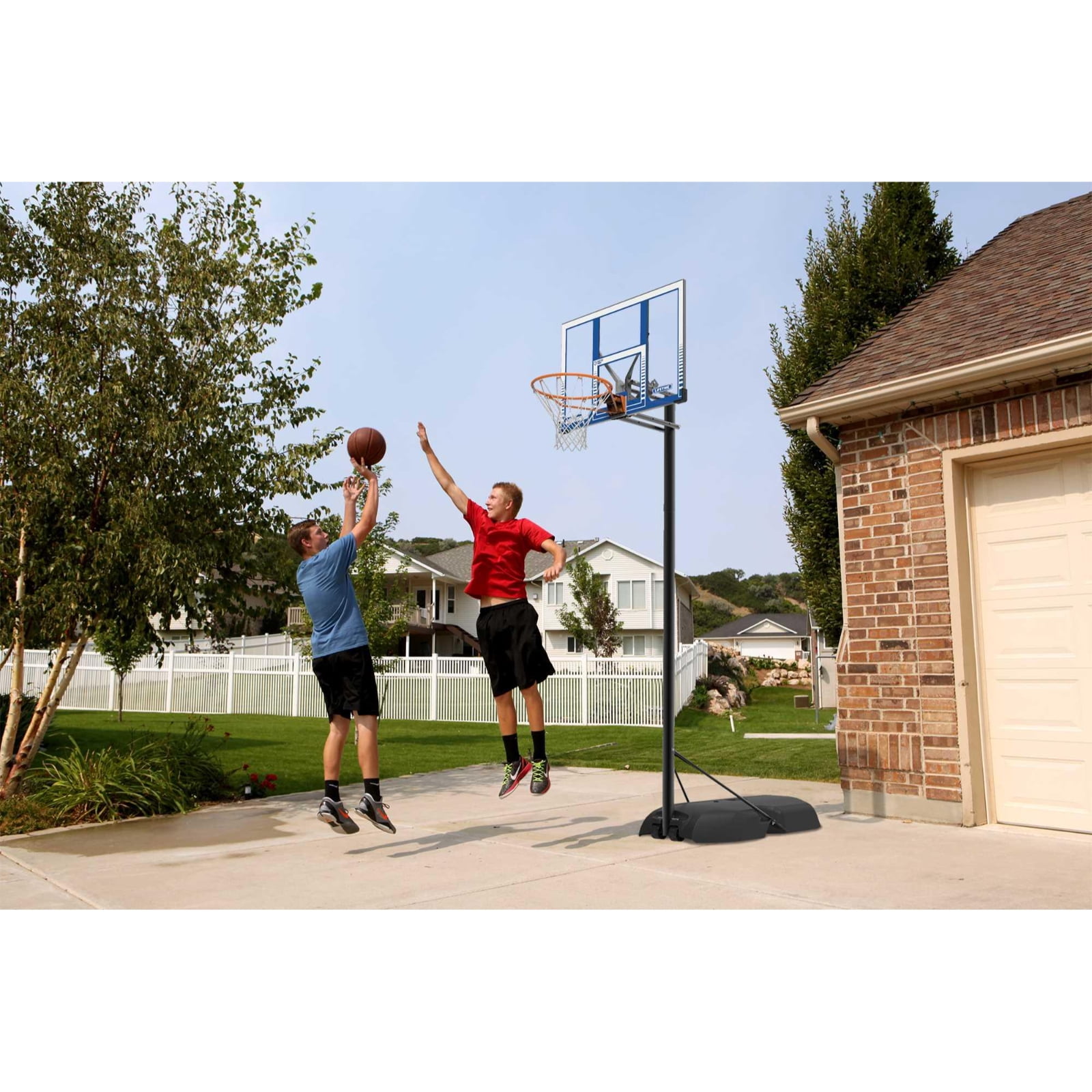 Lifetime Adjustable Portable Basketball Hoop (44-Inch Polycarbonate)