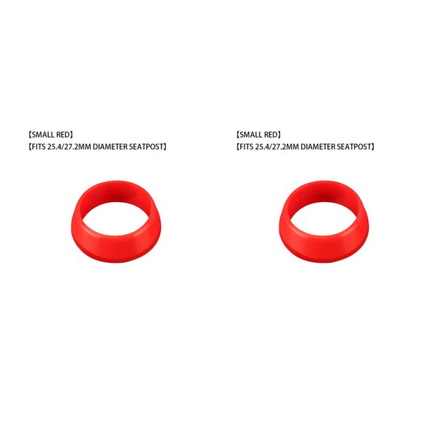 ZLight Seat Post Rubber Cycling Silicone Waterproof Mountain Bike Seatpost Protective Accessory 1 PC Red S 2Set