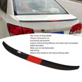 thumbnail image 3 of Rear Trunk Lid Wing Spoiler, Glossy Black Safer Driving Rear Trunk Lip Spoiler Easy To Install  for Car, 3 of 8