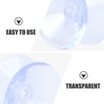 thumbnail image 4 of Miangastore Ventouses Rondes Transparentes 30 Pcs pour Stabilisation de Dessus de Table en Verre, 4 of 9