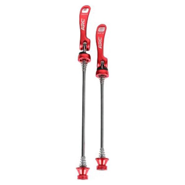 Moyeu de Roulement Format Compact Sans Bavures Réduire la Friction Fournitures de Cyclisme Installation Pratique Moyeux en Métal Alliage d'Aluminium Arbre de Roue 36H/rouge/arbre