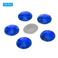 thumbnail image 3 of Unique Bargains 30mm Flat Back Round Acrylic Rhinestones, 50 Pack Plastic Circle Gems for Jewelry Making Costume, Blue, 3 of 6
