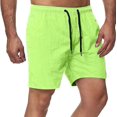 thumbnail image 3 of Plebaso Men's Quick Dry Shorts Drawstring Athletic Running Shorts Lightweight Summer Beach Sports Shorts, 3 of 4