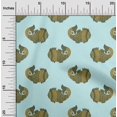 thumbnail image 1 of oneOone Cotton Poplin Fabric Fish Block Decor Fabric Printed BTY 56 Inch Wide, 1 of 4