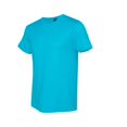 thumbnail image 4 of Hanes Mens Elevated Tee, 2XL, Flying Turquoise Triblend, 4 of 4
