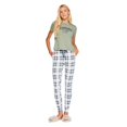 thumbnail image 2 of No Boundaries Women's Pajama 2-Piece Set, 2 of 6