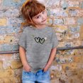 thumbnail image 2 of SXcggal One Mode Décontractée Imprimé Garçon et Fille Col Rond T-Shirt Manches Courtes Ample Mignon Respirant Confortable Hauts Filles, 2 of 4