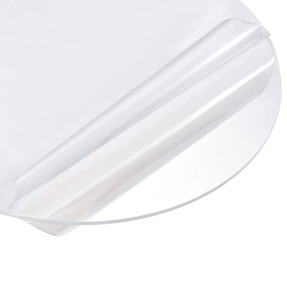 Unique Bargains Acrylic Sheet Circle Round Disc,Clear,3mm Thick,15' Diameter,Acrylic Round Sheet(380mm)