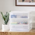 thumbnail image 3 of Gracious Living 3 Drawer Desktop Countertop Storage w/ Organizer Lid,3 Pack, 3 of 8