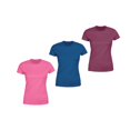 thumbnail image 3 of Radyan T-Shirt à Col Rond à Manches Courtes pour Femmes - Lot de 10, 100 % Polyester, Taille : Adulte, 3 of 5