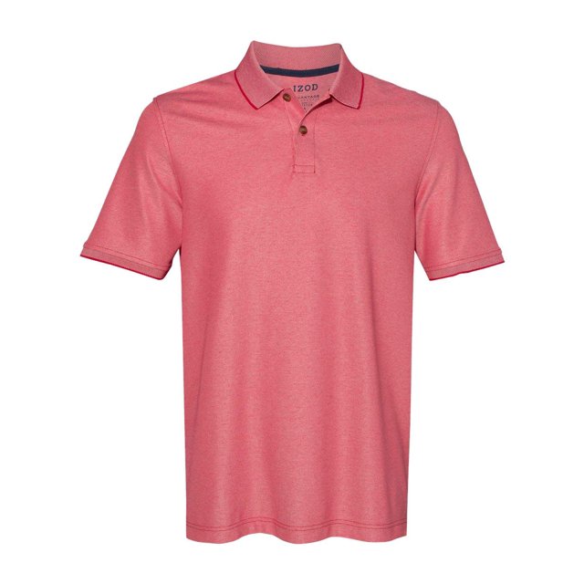 Izod B14498718 Advantage Performance Sport Shirt, Real Red - 3XL
