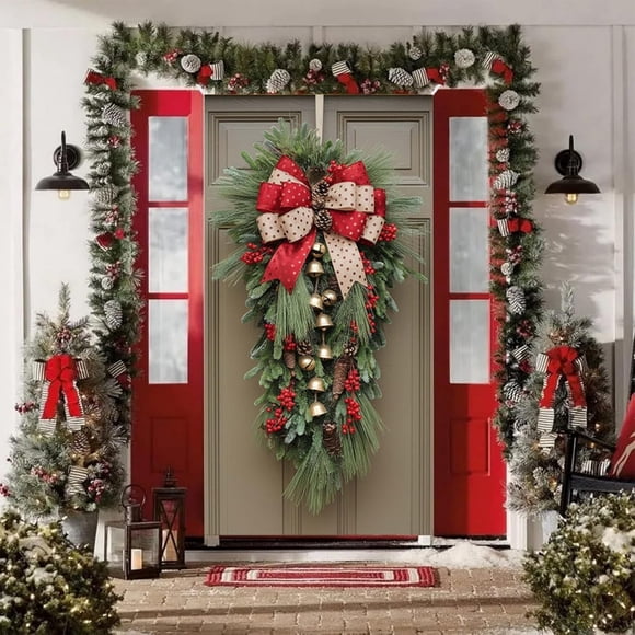 Christmas Door Hanging Decoration Christmas Ornaments 35 X 71 Inch Christmas Door Cover Day Door And Wall Decoration Festival Decoration Xmas Crafts For ChristmasHoliday WeddingHome Decorations