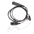 thumbnail image 1 of 2 Way  Earpiece, Durable Acoustic Tube Headphone Silicone Eartip Sensitive Mic  For STP9000, 1 of 8