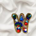 thumbnail image 2 of Porte-clés de Noël 26 Lettres Pendentif Strass, 2 of 8