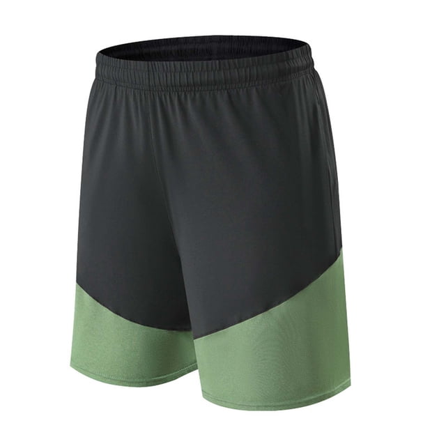 Birdeem Mens Shorts Mens Summer Leisure Basketball Elasticity Color Blocking Train Motion Shorts
