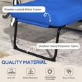 thumbnail image 4 of Outsunny Chaise Longue d'Extérieur avec Coussin, Chaise de Patio Inclinable et Pliable, 4 of 10
