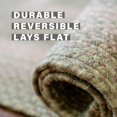 thumbnail image 4 of Grassland Green Jute Braided Oval Rugs, 16x24 - Warm Country Rustic Decor, Perfect for Laundry Rooms, Bathrooms and Entryways - Durable and Easy to Clean, 4 of 8