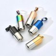 thumbnail image 2 of Collier Pendentif Tube en Acier Inoxydable Creux pour Filles Étui Capsule pour Cendres Bijoux, 2 of 9