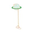 thumbnail image 1 of XZNGL Fashionable Earth Astronaut Creative brooches planet brooches, 1 of 9