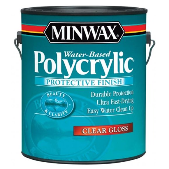 Minwax 1 Gallon Satin Polycrylic Protective Finishes 13333 - Pack of 2