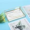 thumbnail image 4 of Makeup Storage Box - Vintage Metal Glass Organizer Gold Tray Jewelry Cosmetics Display Boxes(Medium), 4 of 7