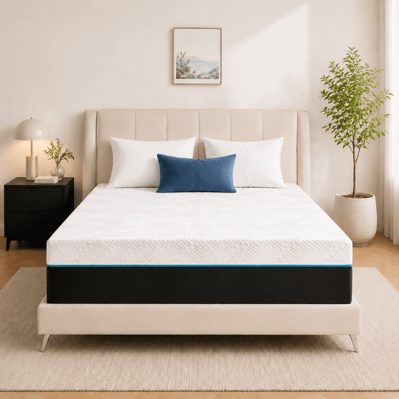 Full Mattress Lecuneey 10 Inch Memory Foam Mattress CertiPUR-US Certified Foam Bed Mattress in a Box, Breathable Comfort & Pressure Relief