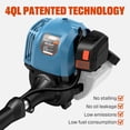 thumbnail image 3 of SENIX GTS4QL-L 26.5cc 4-Cycle Straight Shaft Gas Powered String Trimmer, 17.7" Cutting Width, Bump Feed, Weed Wacker, 3 of 21