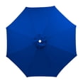thumbnail image 2 of Fridja Auvent de Remplacement pour Parasol de Patio à 6 Baleines de 118 Pouces, Auvent de Remplacement Protection UV Imperméable pour Parasol de Table de Marché Extérieur, Auvent de Parasol Extérieur pour Restaurant, Cour, Cour, Piscine, 2 of 5