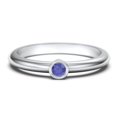 thumbnail image 1 of Classic Bezel Set Birthstone Ring - Blue Sapphire (September), 1 of 4