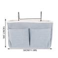 thumbnail image 3 of Home Textile Storage for Bedroom Organizers Bedside Hanging Organizer for Books Phone Magazines and Small Durable Space Saving Accessory, 3 of 8