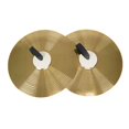 thumbnail image 4 of maskred Crash Cymbale Tambour Portable Polyvalent pour Concert Adultes 12 Pouces Performance Scène Doré 14 Pouces, 4 of 6