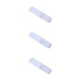 thumbnail image 2 of Maytalsory Tooth Brush Toothpaste Storage Box with Lid Portable Smooth Cases Chopsticks Forks Organizer Travel Office Party Transparent White 3Set, 2 of 6