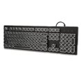 thumbnail image 4 of 104 Keys Retro Wired Gaming Mechanical Keyboard Key Click, Mixed Light, Ergonomic Design, Universal for Desktop and Laptop Computers, 4 of 8