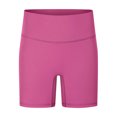 thumbnail image 4 of Yuyuzo Yoga Biker Shorts Womens High Waisted Belly Control Shapewear Workout Running Compression Shorts, 4 of 7