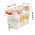 thumbnail image 3 of Meitianfacai 3.5L Cold Kettle With Faucet In Refrigerator Large Capacity Storage For Fruit Dispenser With Top And Spigot Fruit Teapot Lemonade Bucket, 3 of 7