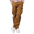thumbnail image 1 of Men Comfort Relaxed Fit Multi Pockets Army Wild Cargo Casual Pants, 1 of 1