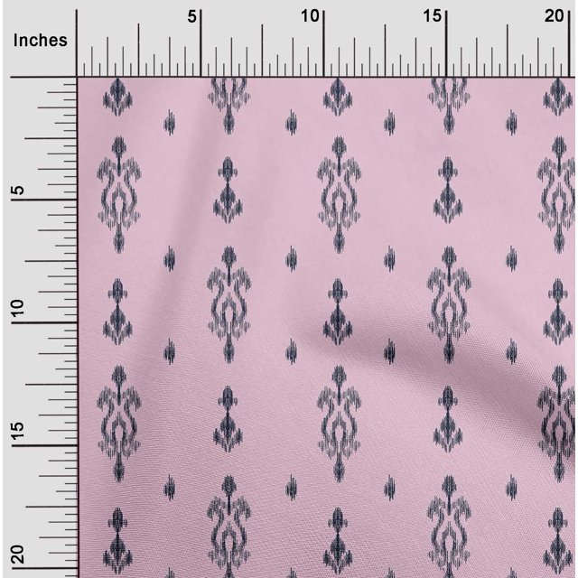oneOone Polyester Lycra Fabric Arrow & Paisley Ikat Print Fabric By Yard 56 Inch Wide