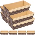 thumbnail image 2 of Miangastore 25Pcs Paper Loaf Pans for Baking Paper Bread Loaf Pans Rectangular Loaf Pans Cake Paper Trays, 2 of 9