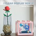 thumbnail image 4 of SUTENGDA Betta Fish Tanks  Aquarium Tanks  Stackable Mini Fish Tank Aquarium Tank Kit  3/5 Gallon Rectangular Fish Bowl with Aquarium Gravel Decoration  Cube Tank for Seaweed Balls Sea Mo, 4 of 6