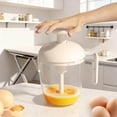 thumbnail image 5 of ddioayh Egg Beater and Strainer Cup Manual Press & Rotate Operation with Built-in Strainer Multifunctional Kitchen Tool, Durable Construction Space-Saving Design for Baking & Cooking, 5 of 5