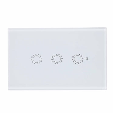 Interrupteur Tactile Sans Fil, Panneau d'Interrupteur Tactile Basse Consommation, pour Lampe Sonnette Équipement Électronique Système de Contrôle d'Accès
