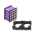 thumbnail image 3 of Thinsony Rechargeable Battery Holder Li-ion Battery Cells Combined Frame ABS Plastic Bracket Stand 18650mAh 2 link 1Set, 3 of 6