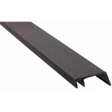 JR Moulure 11501 Élixir Style; Longueur 8 Pieds; Noir; Plastique; Couvercle à Vis Rigide