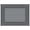 Black and Gray Border, variant on Outsunny Waterproof Outdoor Rug with Carry Bag 9' x 12' Blue & White Flower